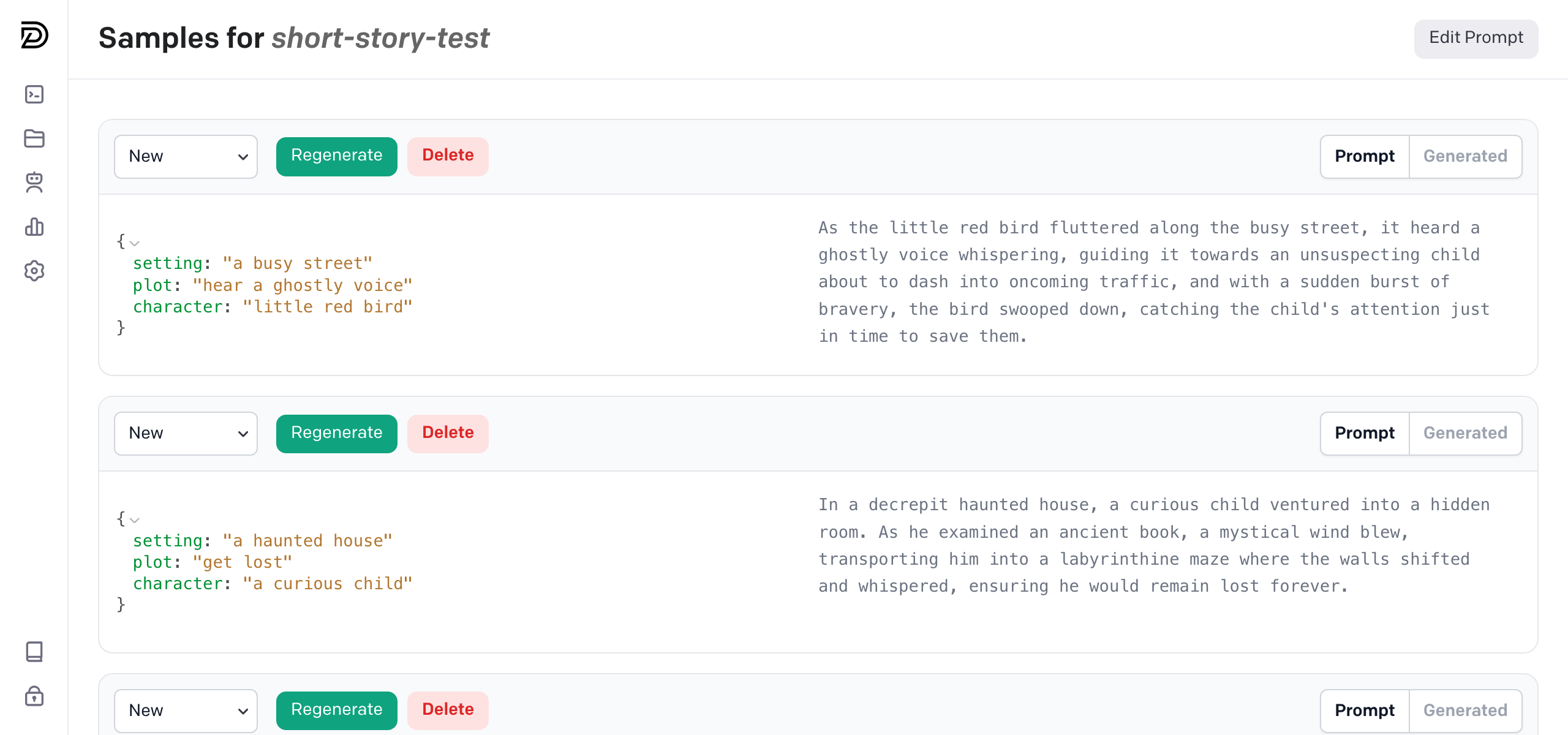 PromptDesk Logs